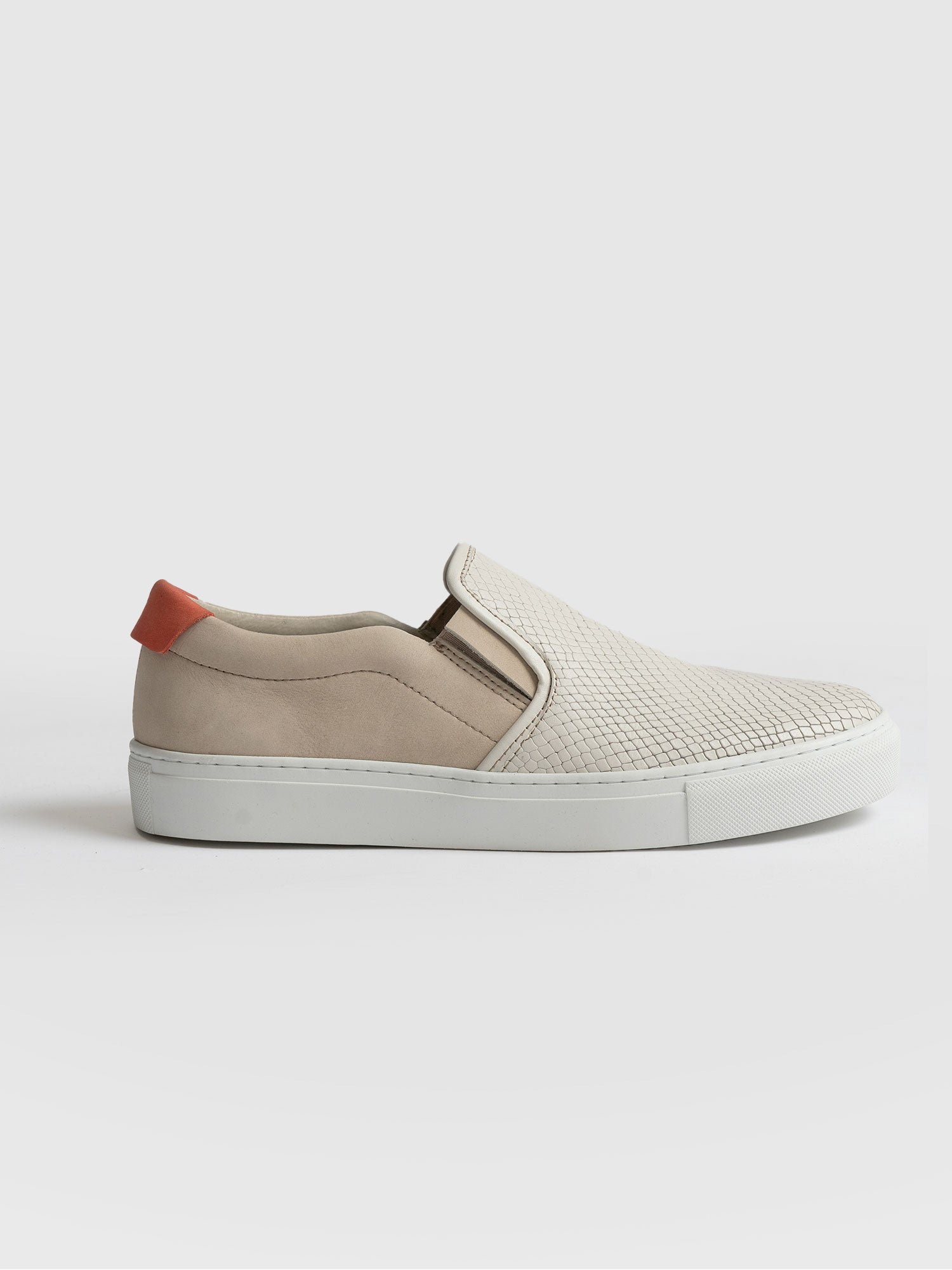 Sloane Slip On Trainer Cream - Women's Trainers | Saint + Sofia® UK